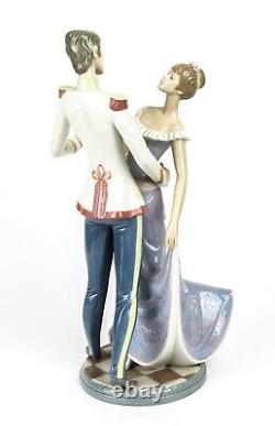 Lladro -the Ball, Cinderella & Prince Charming- Large Dancing Couple Figure 5398