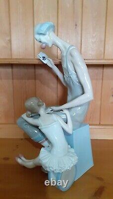 Lovely Large Lladro Figurine Clown & Little Ballerina'magic' 16 Inch Tall