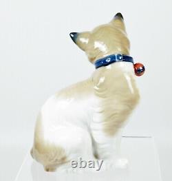 Lovely Lladro Nao Figure All Decked Out Kitten with Bell 492