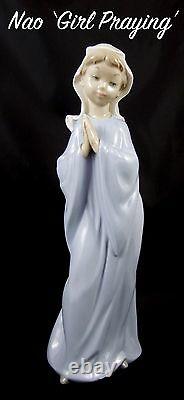 Lovely Lladro Nao Figure Girl Praying 0298