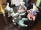 NAO-1985 BY LLADRO figurines Now you see it Jesters, Jangles, Pierrot-4 PCS. SET