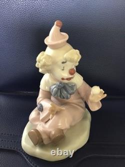 NAO-1985 BY LLADRO figurines Now you see it Jesters, Jangles, Pierrot-4 PCS. SET