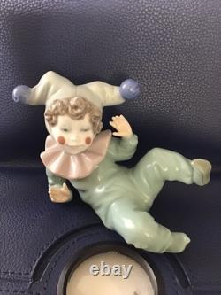 NAO-1985 BY LLADRO figurines Now you see it Jesters, Jangles, Pierrot-4 PCS. SET