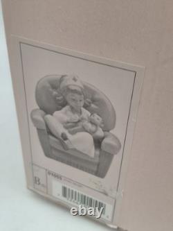 NAO BY LLADRO GIRL PLAYING NURSE/ #1055 On CHAIR HOLDING DOLL, Box, No Insert
