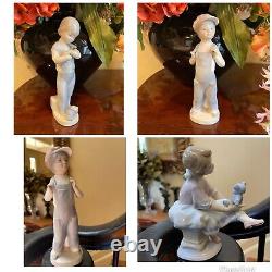 NAO BY LLADRO, GIRL PLAYING VIOLIN #1034, Figure'86 -EXC CONDITION First Solo