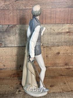 NAO BY Lladro #305 Don Quixote Reading With Sword 14.5 Made in Spain