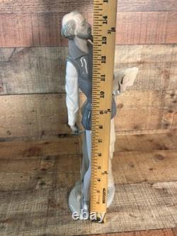 NAO BY Lladro #305 Don Quixote Reading With Sword 14.5 Made in Spain