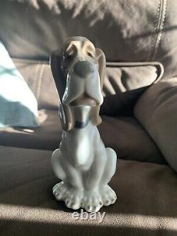 NAO By LLADRO Model Sad Face Basset Blood Hound Dog Figure Daisa 1982 #0375