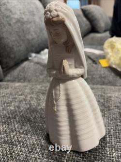 NAO By LLADRO My First Communion Girl Porcelain Figure Spain 9