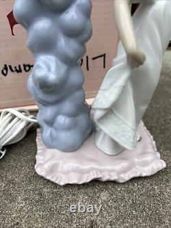 NAO By Lladro #01311 Young Girl Figure Lamp Rare With Box