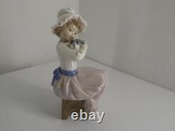 NAO By Lladro Big Hug Girl With Dog/Puppy Figure/Figurine Ornamental Piece E22