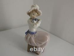 NAO By Lladro Big Hug Girl With Dog/Puppy Figure/Figurine Ornamental Piece E22