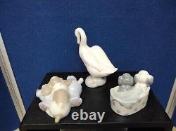 NAO By Lladro Hand Made In Spain China Figures X 3 Collectable Figurines