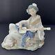 NAO By Lladro Oriental Melody Geisha Girl Playing Samisen Figurine #227