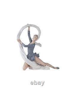 NAO Dancer with Veil. Porcelain Ballerina Figure