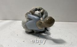 NAO Hand Made In Spain Porcelain Figurine Woman Leaning with Water Pitcher 14