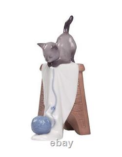 NAO Kitten Playtime. Porcelain Cat Figure