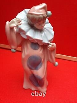 NAO LLADRO CIRCUS STAR PIERROT CLOWN PORCELAIN FIGURE SET x 3