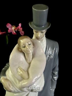 NAO LLADRO SOCIETY COUPLE Porcelain Figure SPAIN VINTAGE RARE 14H