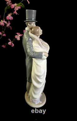 NAO LLADRO SOCIETY COUPLE Porcelain Figure SPAIN VINTAGE RARE 14H