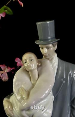 NAO LLADRO SOCIETY COUPLE Porcelain Figure SPAIN VINTAGE RARE 14H