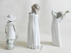 NAO / LLADRO figures group of 3 beautiful figures / SOLD SEPARATE