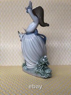 NAO LLADRO porcelain figure girls with pigeons 1984 excellent condition