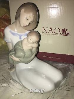 NAO Light of My Days (Boy). Porcelain Mother Figure. NEW IN BOX