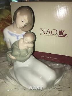 NAO Light of My Days (Boy). Porcelain Mother Figure. NEW IN BOX