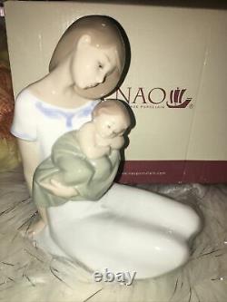 NAO Light of My Days (Boy). Porcelain Mother Figure. NEW IN BOX
