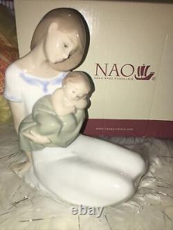 NAO Light of My Days (Boy). Porcelain Mother Figure. NEW IN BOX