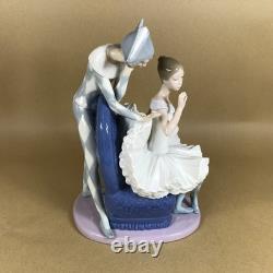 NAO Lladro A Dream Come True Figurine Jester and Ballerina Figurine 384 Retired
