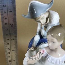 NAO Lladro A Dream Come True Figurine Jester and Ballerina Figurine 384 Retired