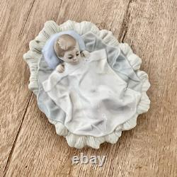 NAO Lladro Baby Jesus Nativity Figure Gloss Finish Spain Daisa 1985 Vintage Mint