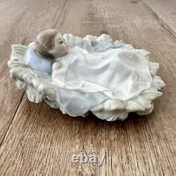 NAO Lladro Baby Jesus Nativity Figure Gloss Finish Spain Daisa 1985 Vintage Mint