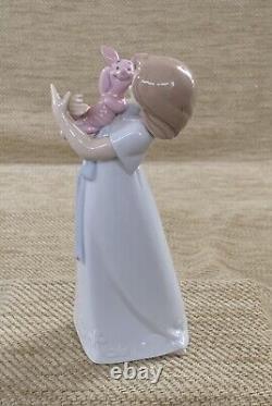 NAO Lladro Disney Collection Cuddles with Piglet Figurine Boxed Mint Ltd Issue