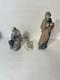 NAO Lladro Nativity Set 3pc Holy Family Figures Spain Porcelain Joseph No Staff
