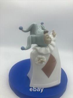 NAO Lladro Spain 7 Figurine # 1279 Jester Ace of Diamonds Playing Card 1997