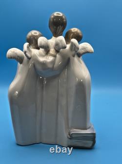 NAO Lladro Spain 7 Figurine Angels Group Singing Fulgencio Garcia #4542 Glossy