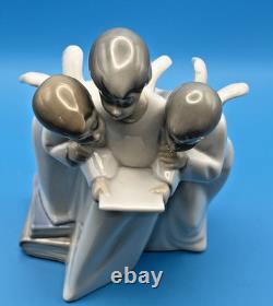 NAO Lladro Spain 7 Figurine Angels Group Singing Fulgencio Garcia #4542 Glossy