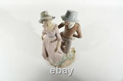NAO Lladro Spain XXL Porcelain Figurine ° Biedermeier Pair of 1978
