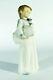 NAO Lladro Spain porcelain figurine ° bedtime ° girl with pillow and clock