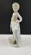 NAO Lladro Wash Day Girl Glazed Figurine Early 1970s Marking