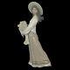 NAO Lladro Woman Holding Wheat Figurine Handmade