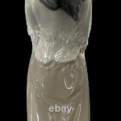 NAO Lladro Woman Holding Wheat Figurine Handmade