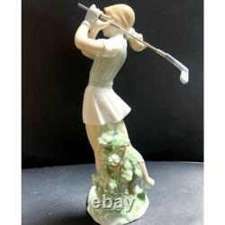 NAO Nao Ceramic Doll Figurine Lladro Sister Brand Golf Girl