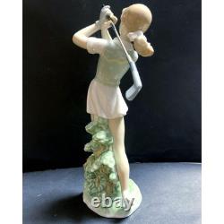 NAO Nao Ceramic Doll Figurine Lladro Sister Brand Golf Girl