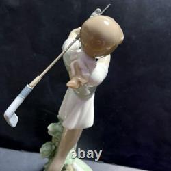 NAO Nao Ceramic Doll Figurine Lladro Sister Brand Golf Girl