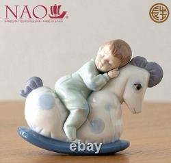 NAO Nao Nap on a Rocking Horse 1476 Lladro Spain Figurine