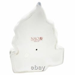 NAO Spring Girl Bird Basket Pottery Doll Figure 17cm